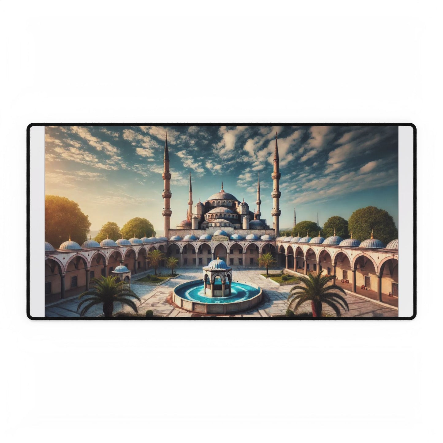 Blue Mosque Desk Mat