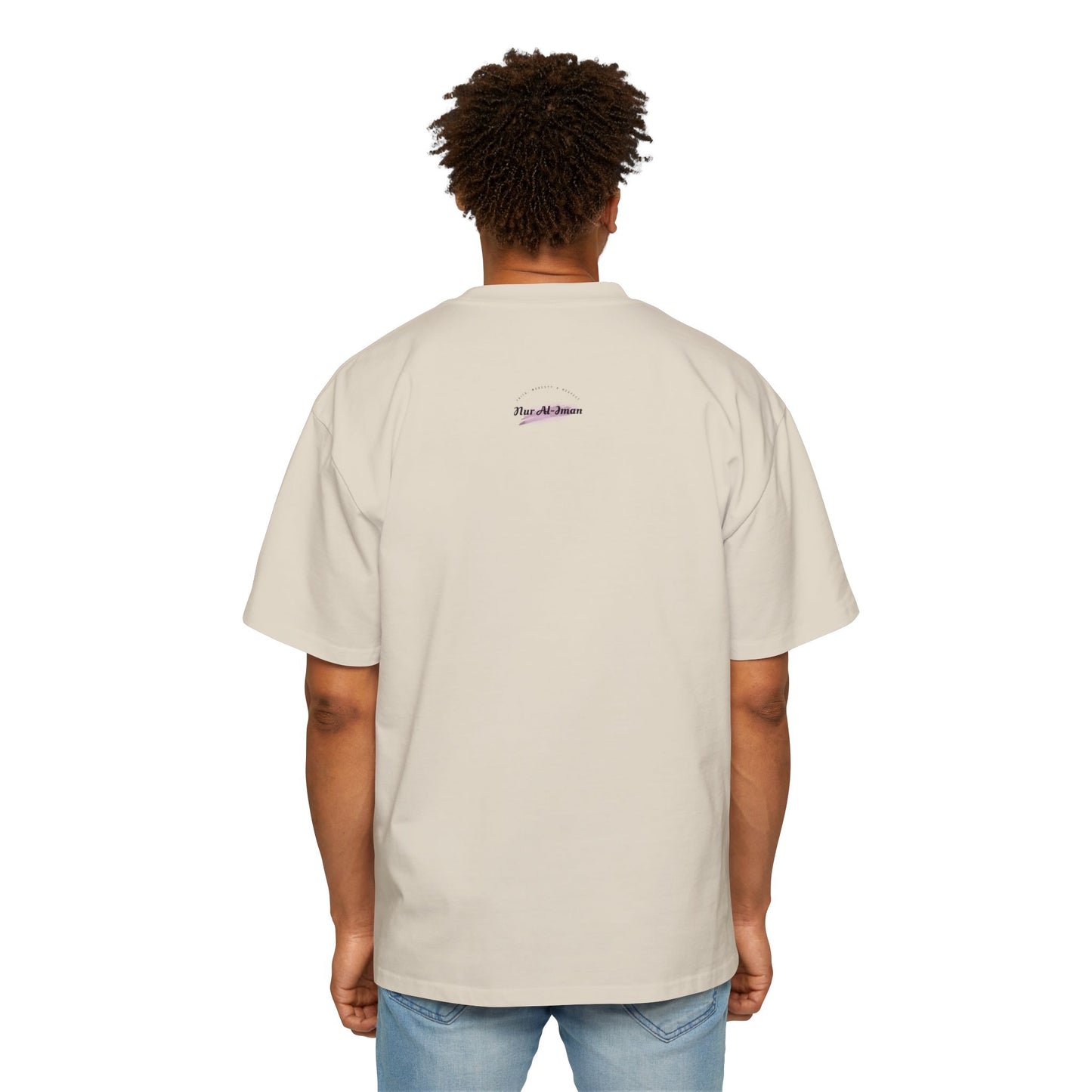 Hardship Arabic Men's Heavy Oversized Tee